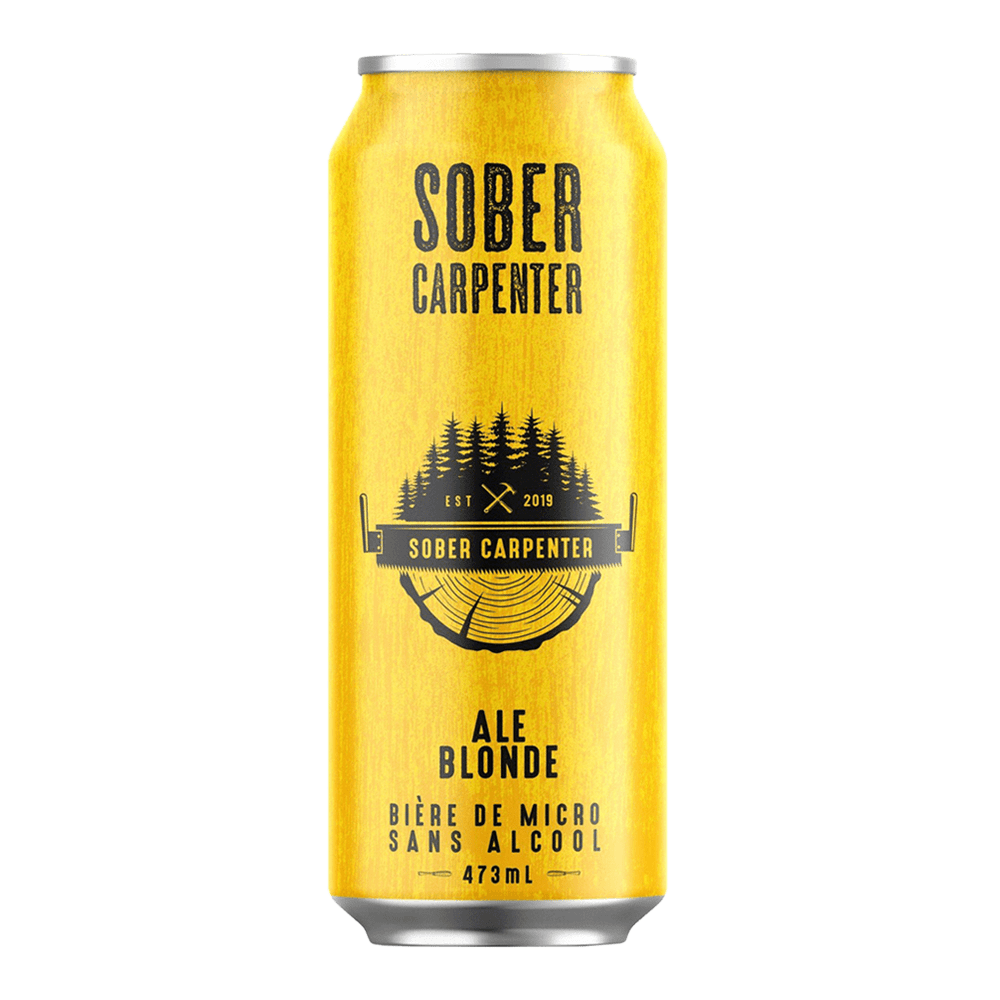 Blonde Ale Non-Alcoholic by Sober Carpenter, beer label