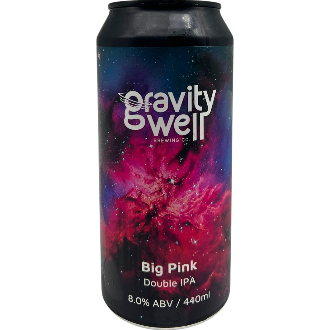 Gravity Well Big Pink by Gravity Well Brewing Co., beer label