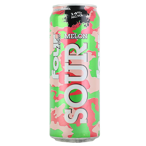Four Loko Sour Melon by Four Brewing Company, beer label