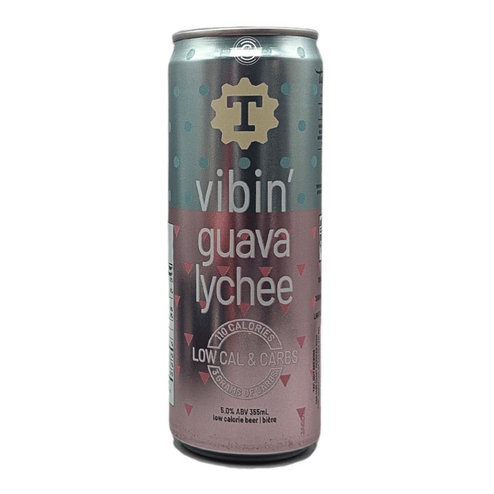 Vibin' Guava & Lychee Blonde Ale by Taylight Brewing Inc., beer label