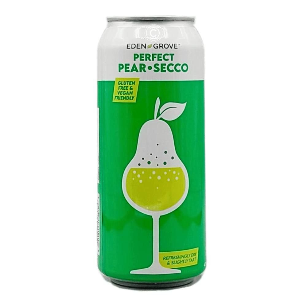 Perfect Pear-Secco Cider by Eden Grove, beer label