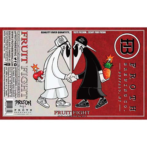 Froth Fruit Fight Sour by Froth Craft Brewery, beer label