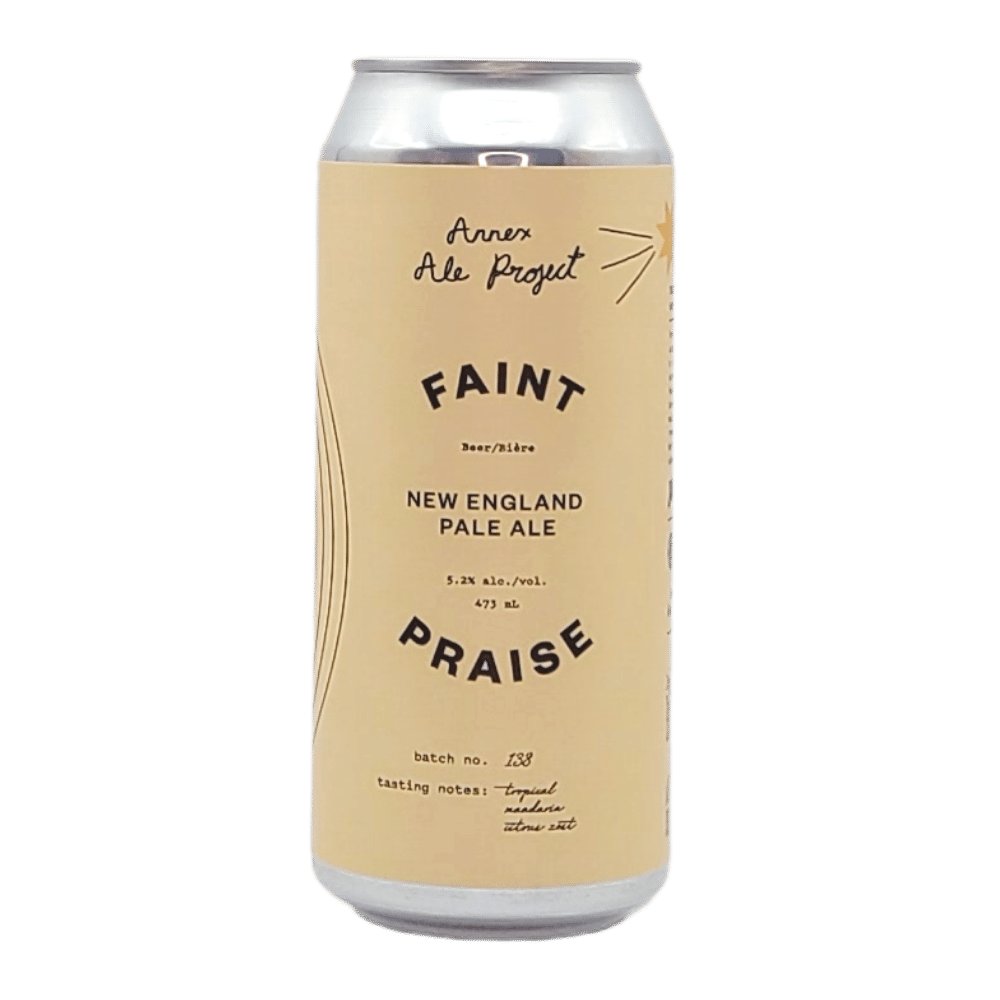 Faint Praise Hazy Pale Ale by Annex Ale Project, beer label