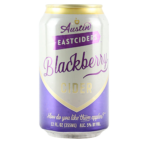 Austin Eastciders Blackberry Cider by Austin Eastciders, beer label