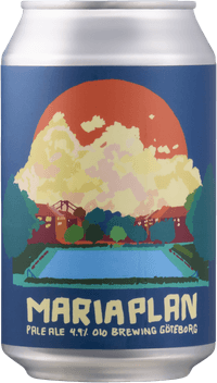 Mariaplan Pale Ale by O/O Brewing, beer label
