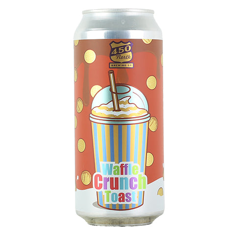 450 North Waffle Crunch Toast Slushy XXL Sour Ale by 450 North Brewing Company, beer label