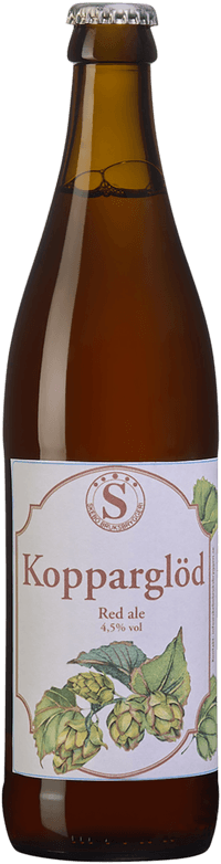 Skebo Bruksbryggeri Kopparglöd by Inwave AB, beer label