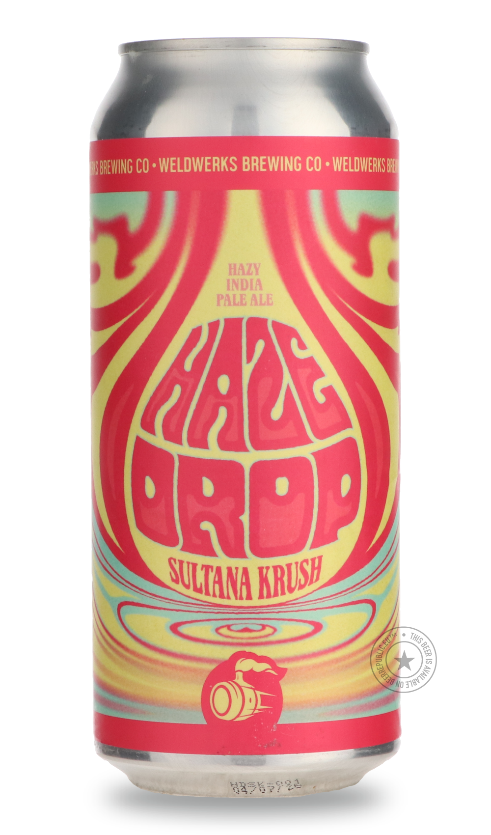 Haze Drop: Sultana Krush by WeldWerks, beer label