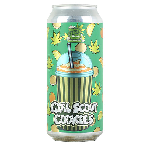 450 North Girl Scout Cookies Slushy XL Smoothie-Style Sour by 450 North Brewing Company, beer label