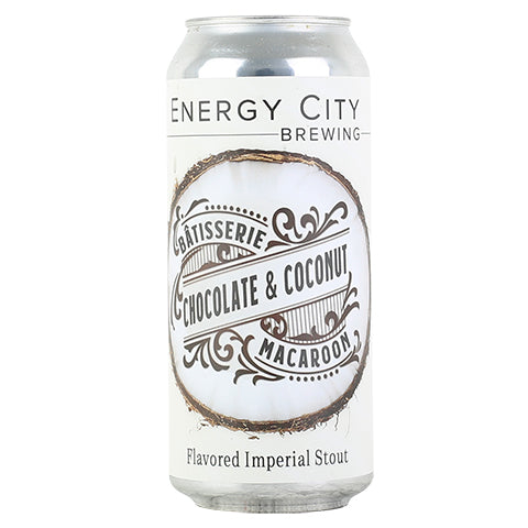 Energy City Batisserie Chocolate & Coconut Macaroon Milk Stout by Energy City Brewing, beer label
