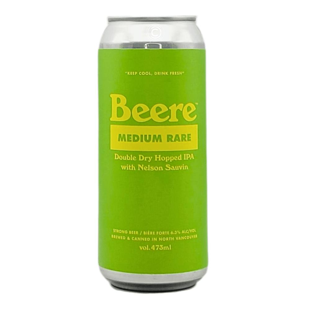 Medium Rare Hazy IPA by Beere Brewing Company, beer label