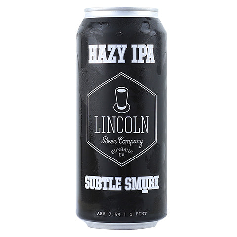 Lincoln Subtle Smurk Hazy IPA by Lincoln Beer Company, beer label