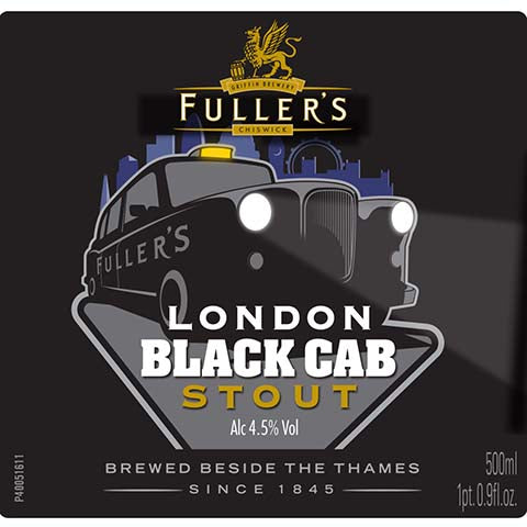 Fuller's London Black Cab Stout by Fuller's, beer label
