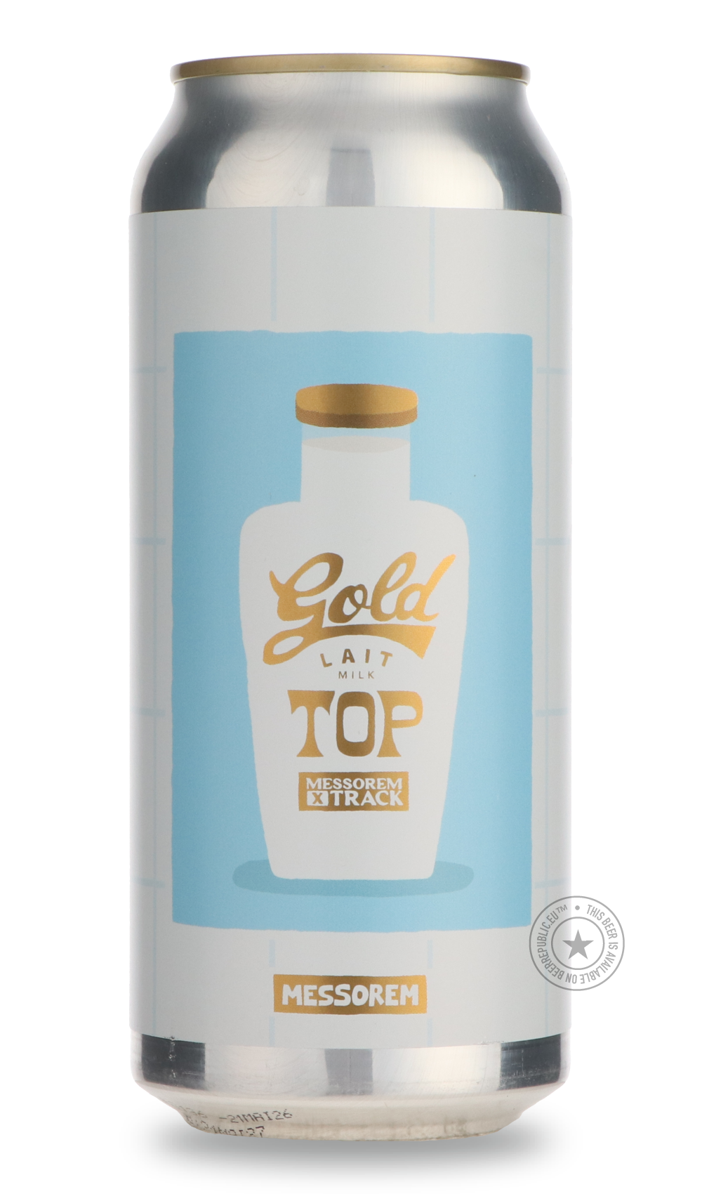 Gold Top / Track by Messorem, beer label