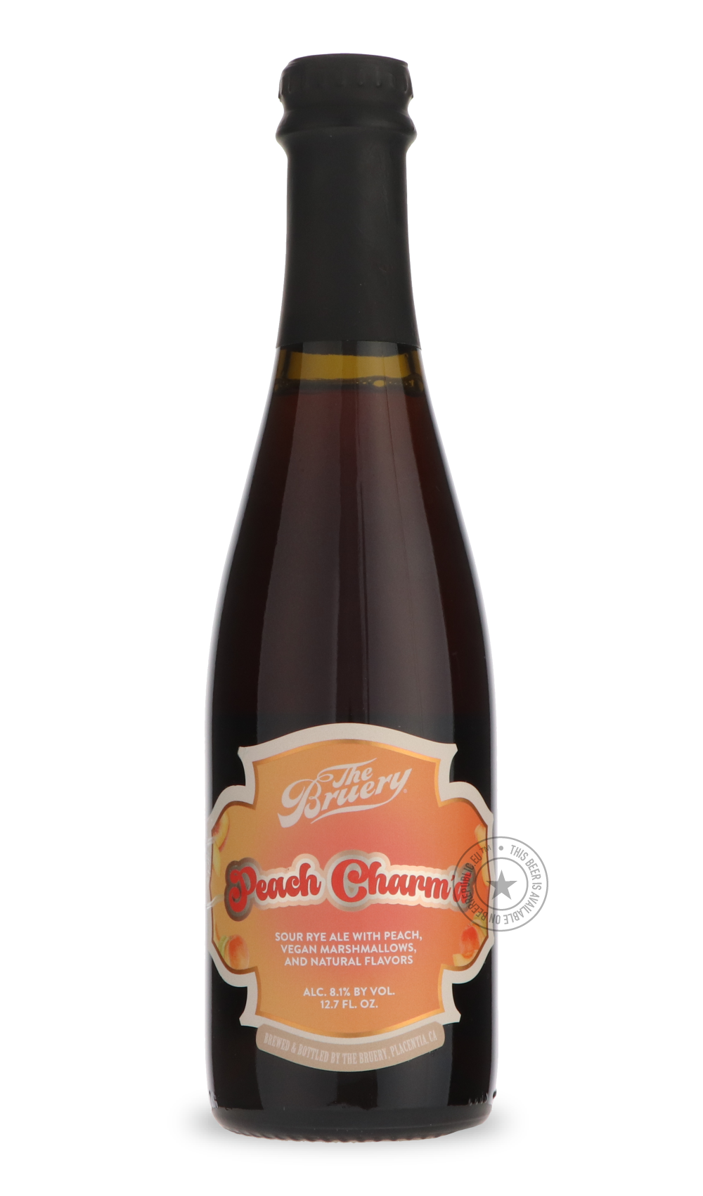Peach Charm'd by The Bruery, beer label
