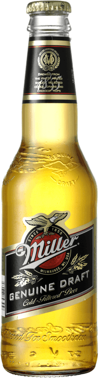 Genuine Draft by Miller Brewing Company, beer label