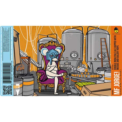 Tripping Animals MF Jorge! DIPA by Tripping Animals Brewing Co., beer label