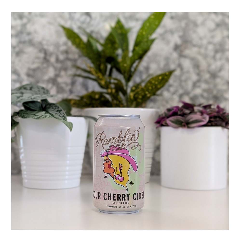 Nan Cider Co. Sour Cherry Cider by Ramblin' Nan's Cider Co., beer label