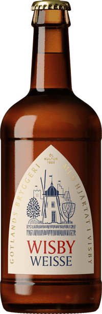 Wisby Weisse by Gotlands Bryggeri, beer label