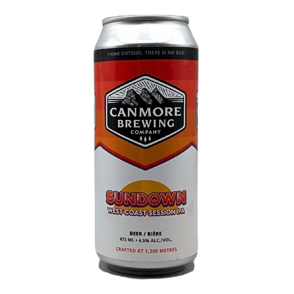 Sundown West Coast Session IPA by Canmore Brewing Company, beer label