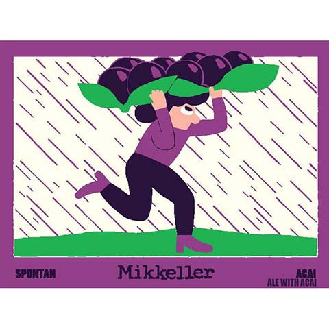 Mikkeller Spontan Acai by Mikkeller, beer label