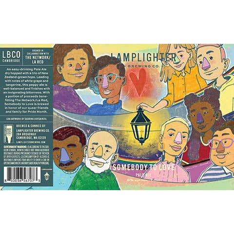 Lamplighter Somebody To Love Pale Ale by Lamplighter Brewing Co., beer label