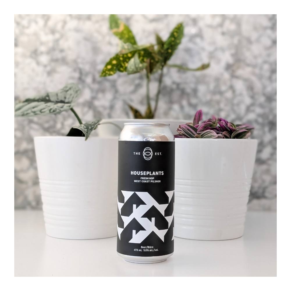 Houseplants West Coast Pilsner by The Establishment Brewing Company, beer label