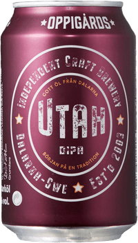 Utah DIPA by Oppigårds Bryggeri, beer label