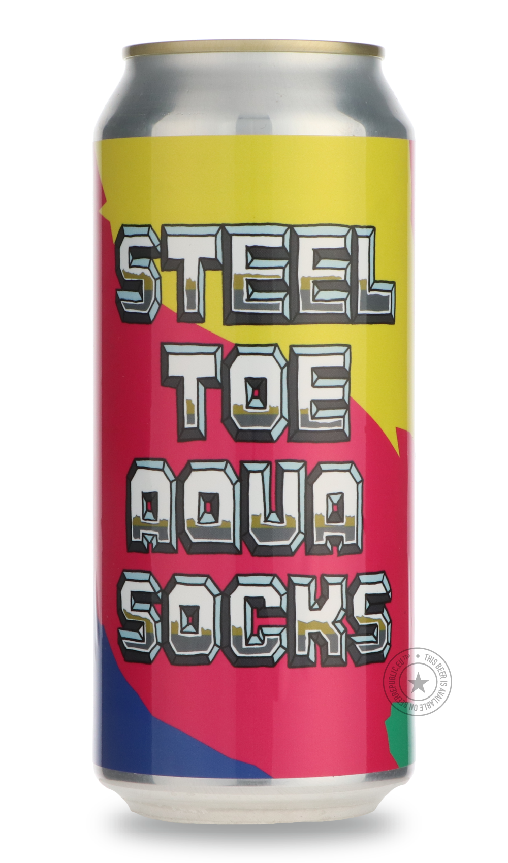 Steel Toe Aqua Socks by Hoof Hearted Brewing, beer label