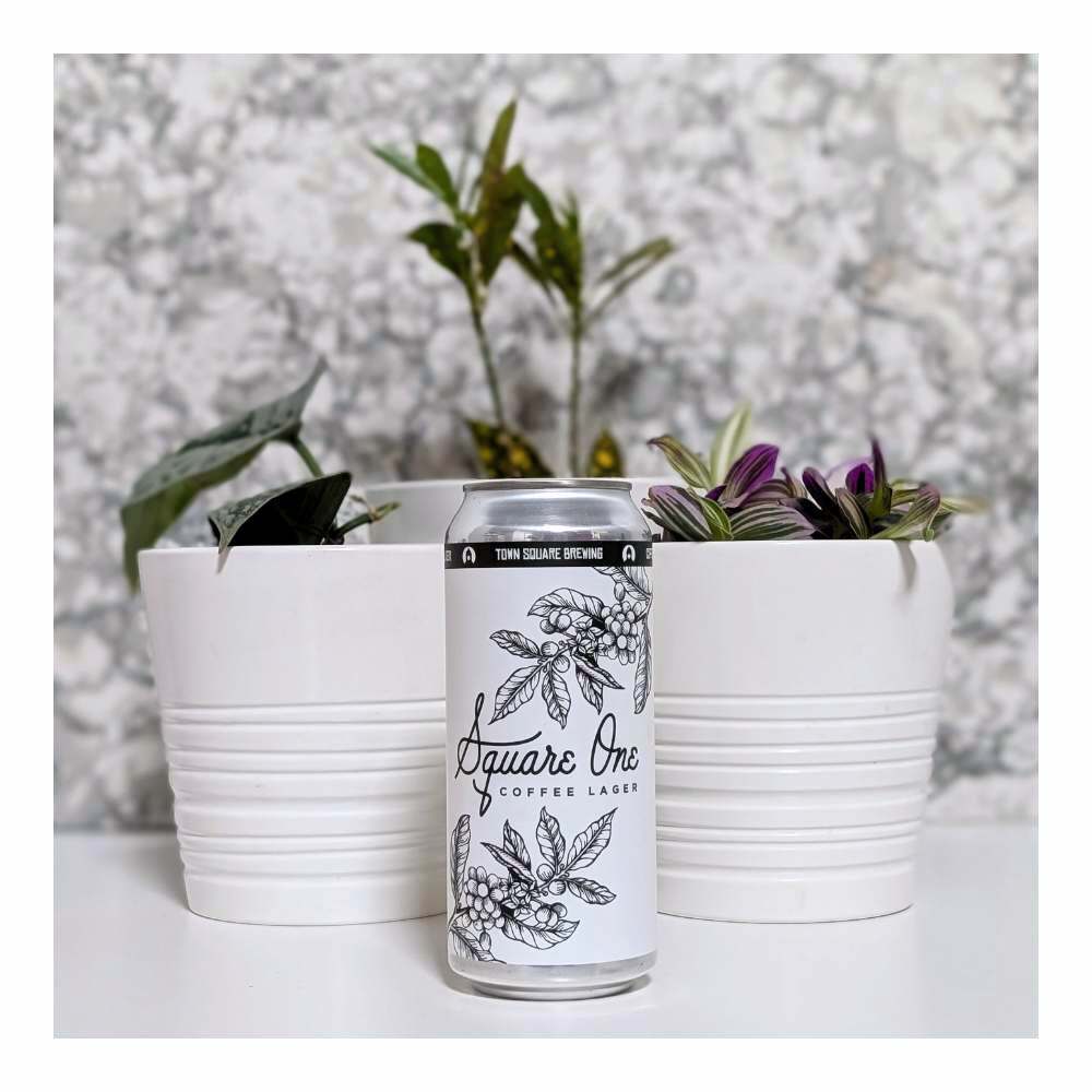 Square One Coffee Lager by Town Square Brewing Co., beer label