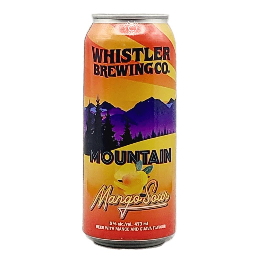 Mountain Mango Sour by Whistler Brewing Company, beer label