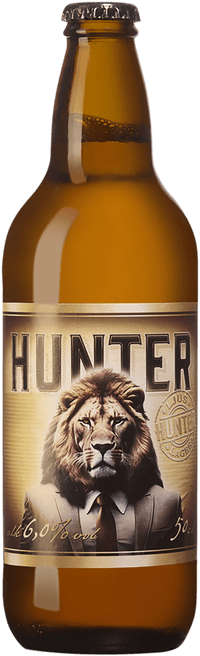 Hunter Ljus by Krönleins, beer label
