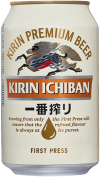 Kirin Ichiban by Kirin Brewery, beer label