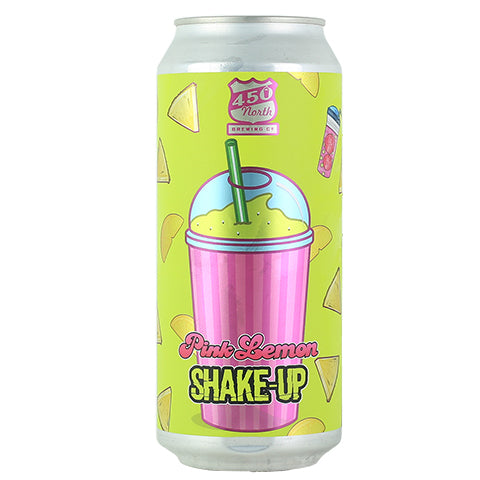 450 North Pink Lemon Shake-Up Slushy XL Sour by 450 North Brewing Company, beer label