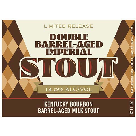 Ommegang Double Barrel-Aged Imperial Stout by Ommegang, beer label