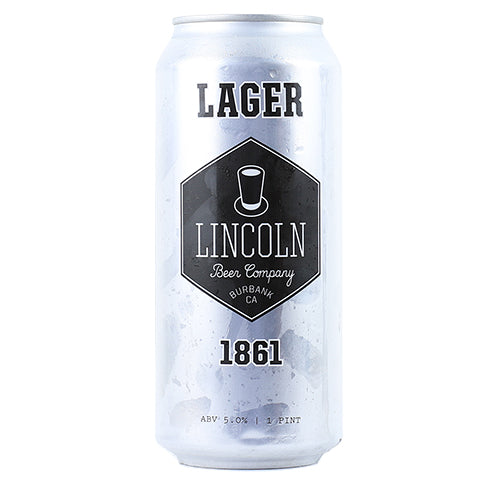 Lincoln 1864 Lager by Lincoln Beer Company, beer label