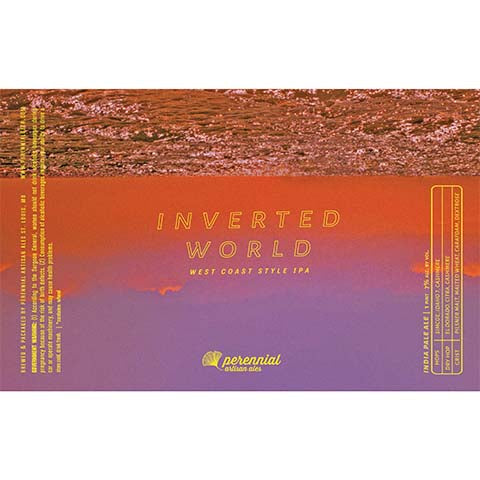 Perennial Inverted World IPA by Perennial Artisan Ales, beer label