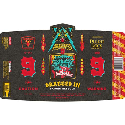 Drekker Dragged In - DrekkerFest 9 Release Sour by Drekker Brewing Company, beer label