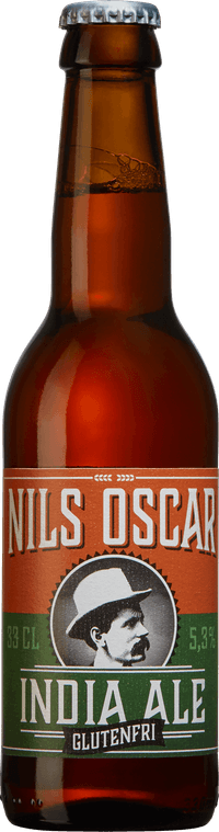India Ale Glutenfri by Nils Oscar, beer label
