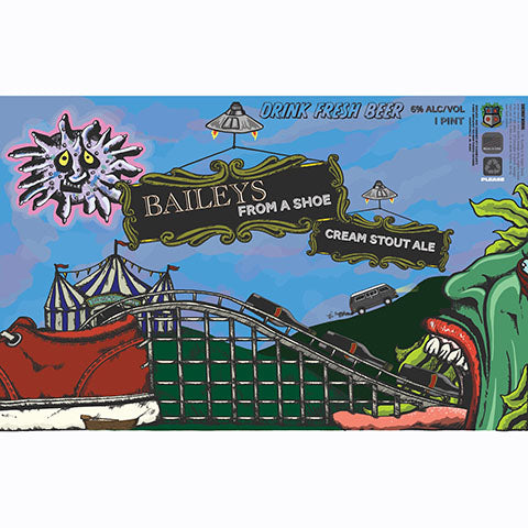 Chandler's Ford Baileys From A shoe Cream Stout Ale by Chandler's Ford Brewing LLC, beer label
