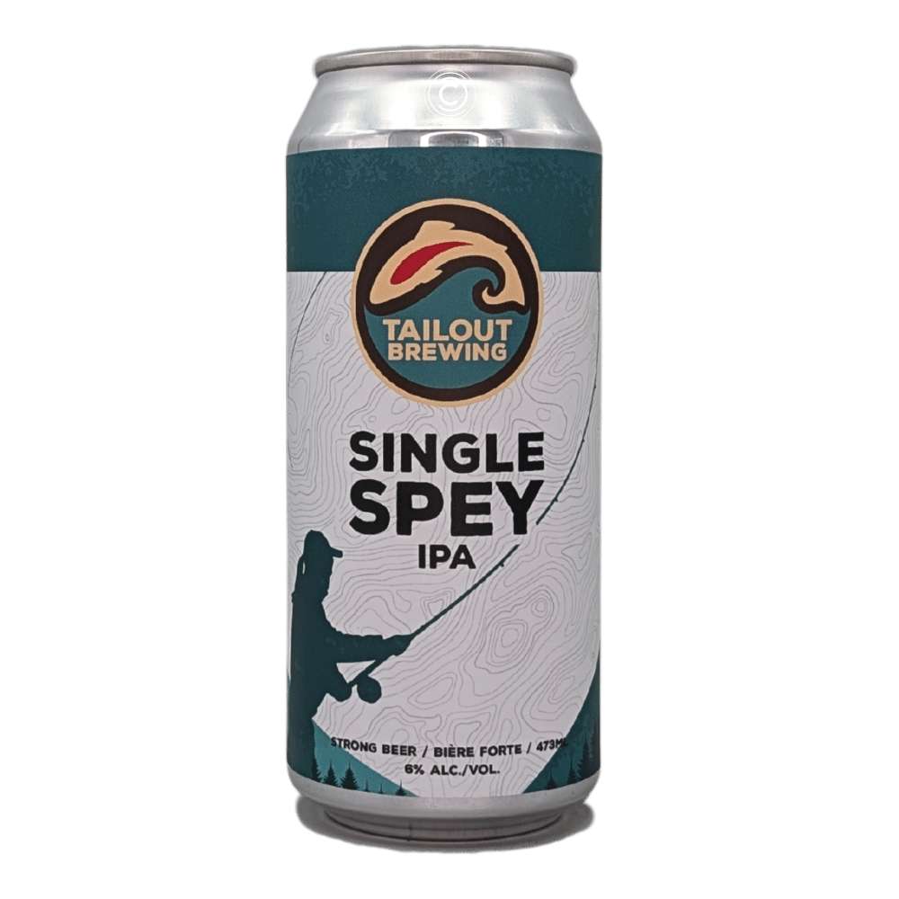 Single Spey IPA by Tailout Brewing, beer label
