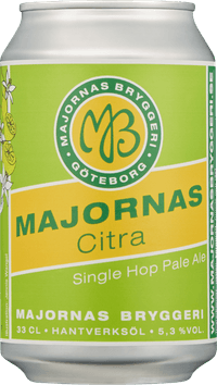 Majornas Citra by Majornas Bryggeri, beer label