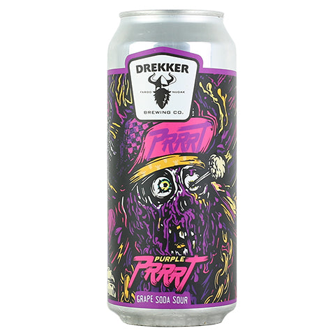 Drekker PRRRT Purple Grape Soda Sour by Drekker Brewing Company, beer label
