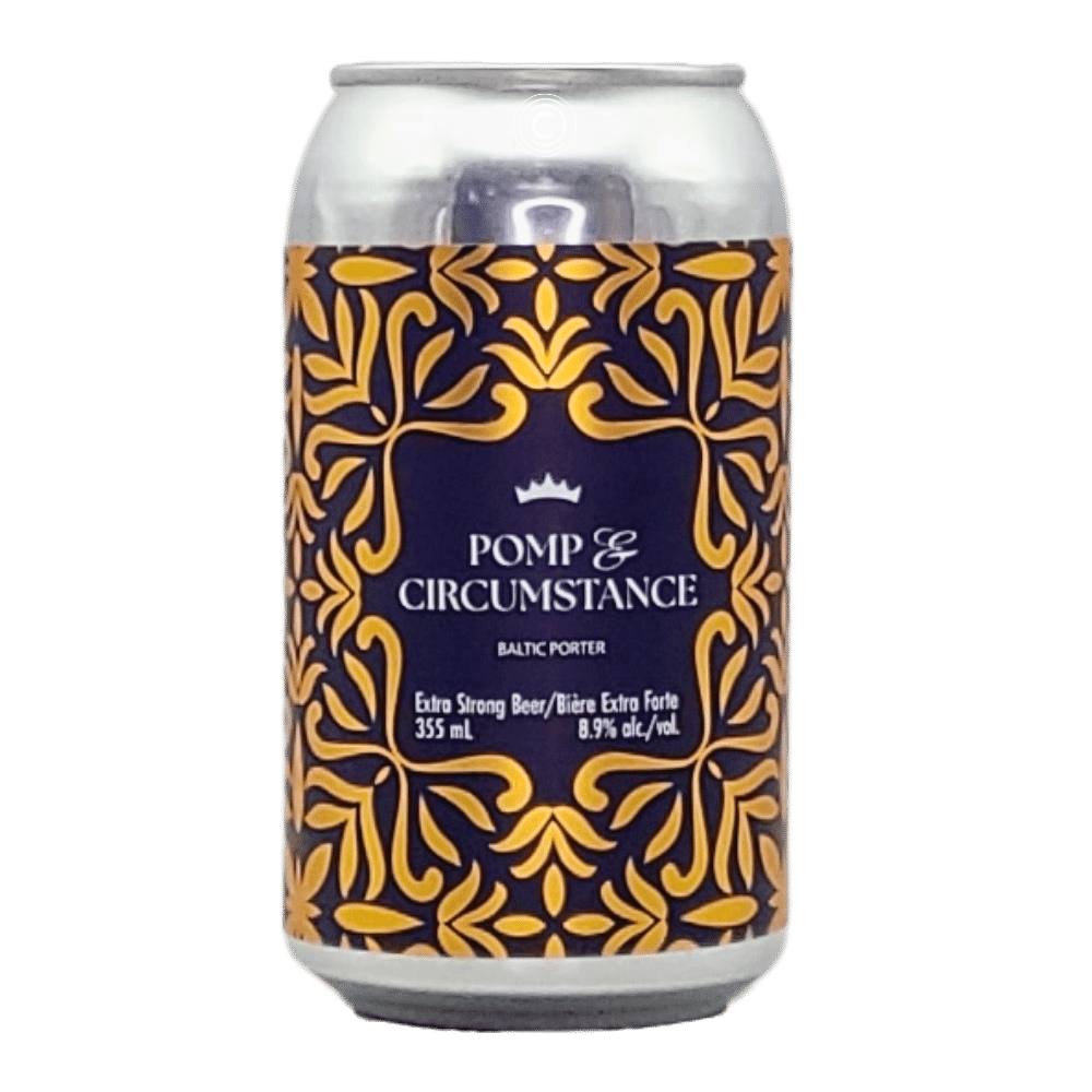 Pomp & Circumstance Baltic Porter by Cabin Brewing Company, beer label
