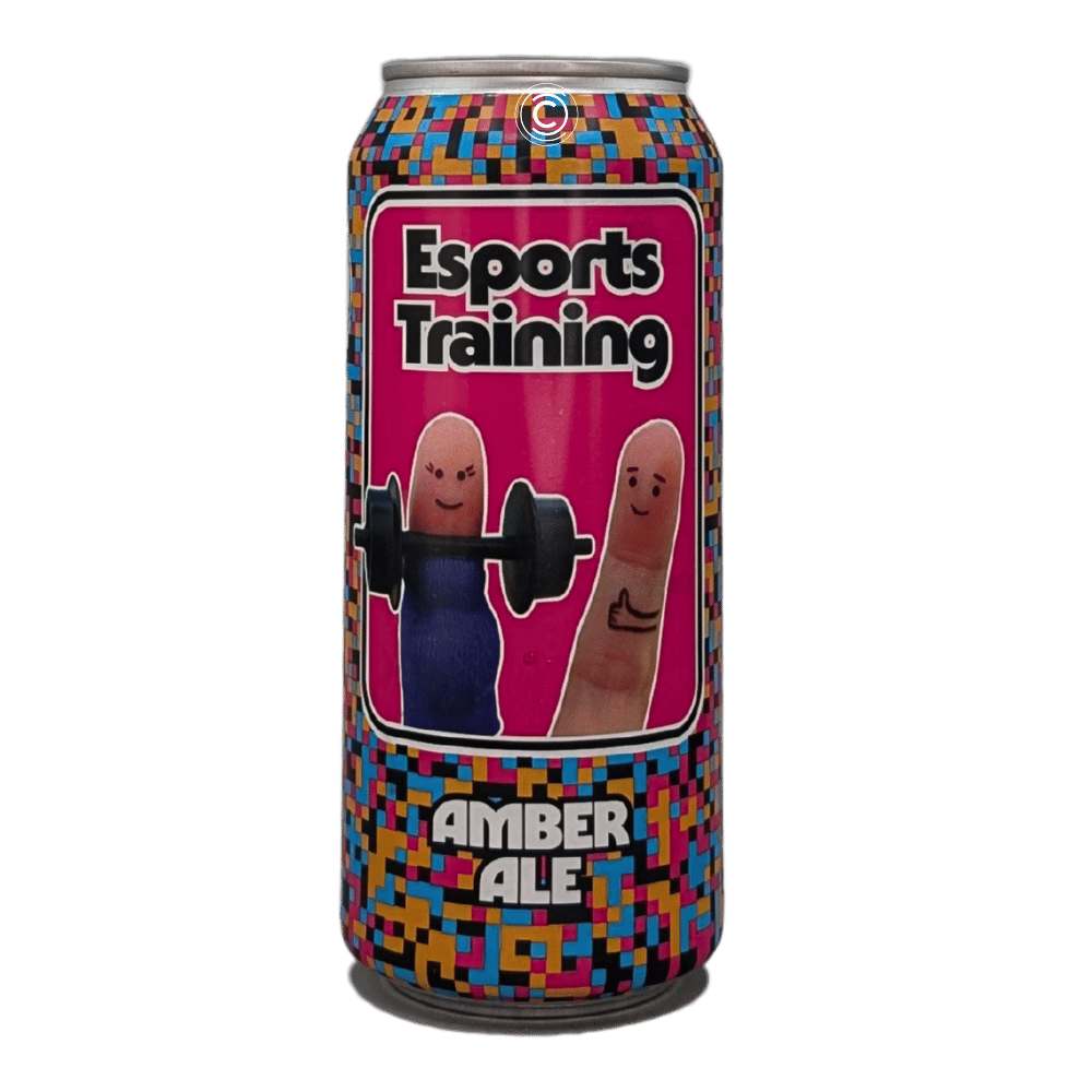 Esports Training Amber Ale by Refined Fool Brewing Company, beer label