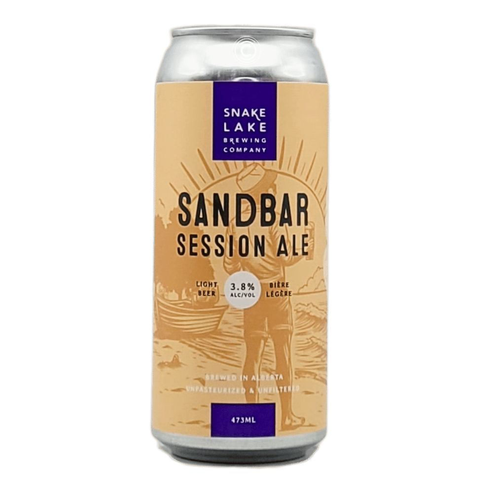Sandbar Pale Ale by Snake Lake Brewing Company, beer label