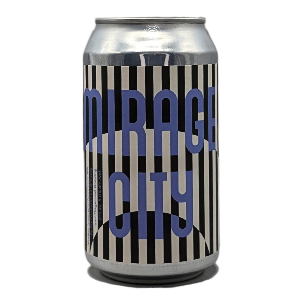 x The Establishment Brewing Company Mirage City Farmhouse IPA by Dageraad Brewing Co. x The Establishment Brewing Company, beer label