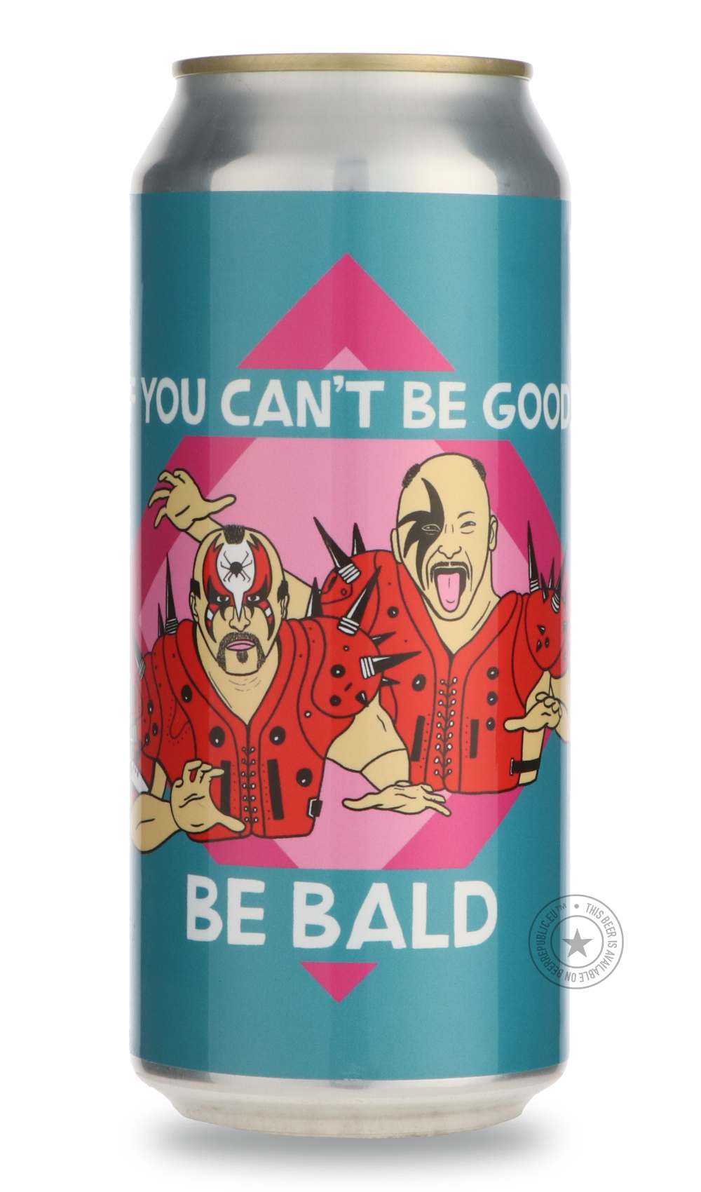 If You Can't Be Good, Be Bald by Hoof Hearted Brewing, beer label