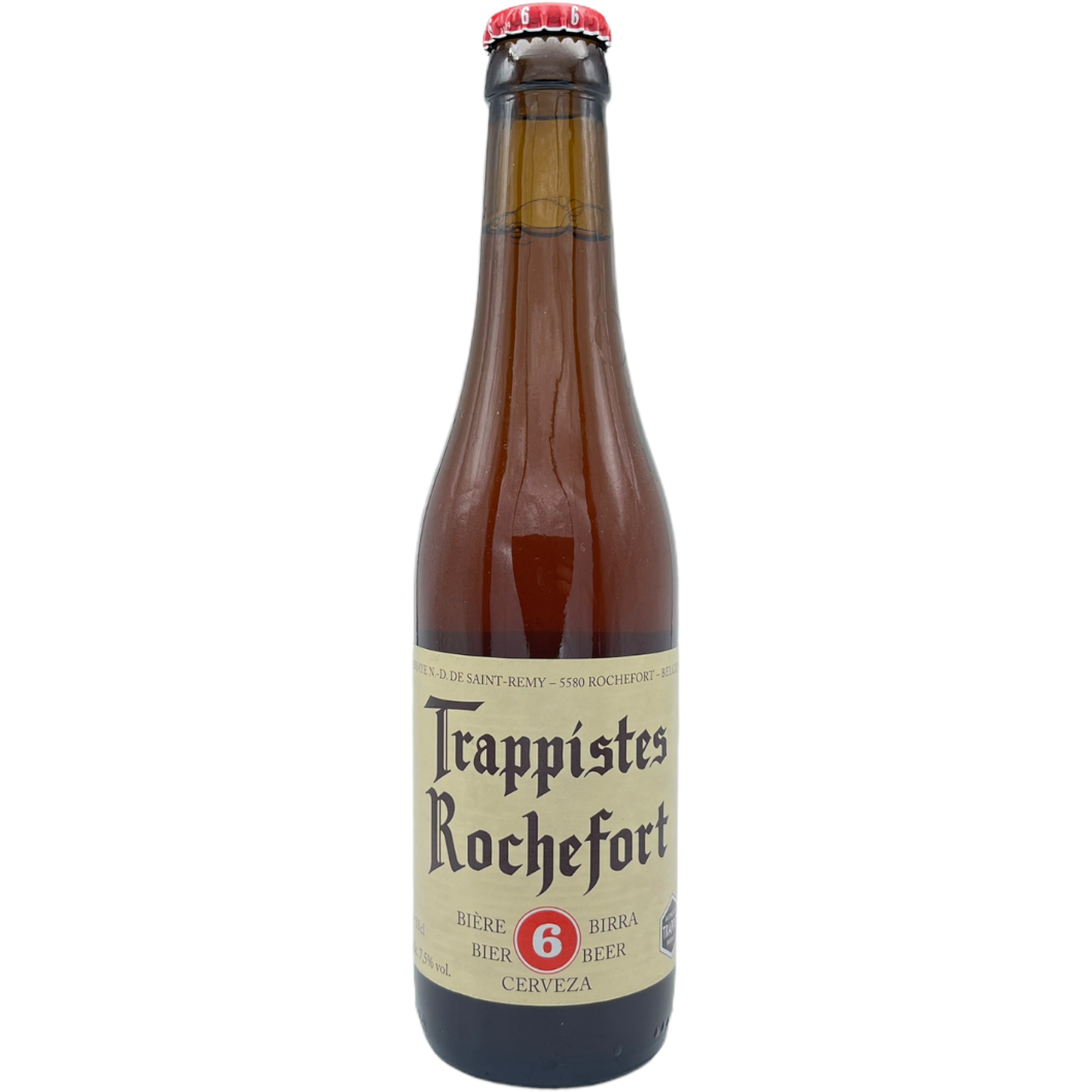 Trappistes Rochefort 6 by Abbaye Notre-Dame de Saint-Rémy, beer label