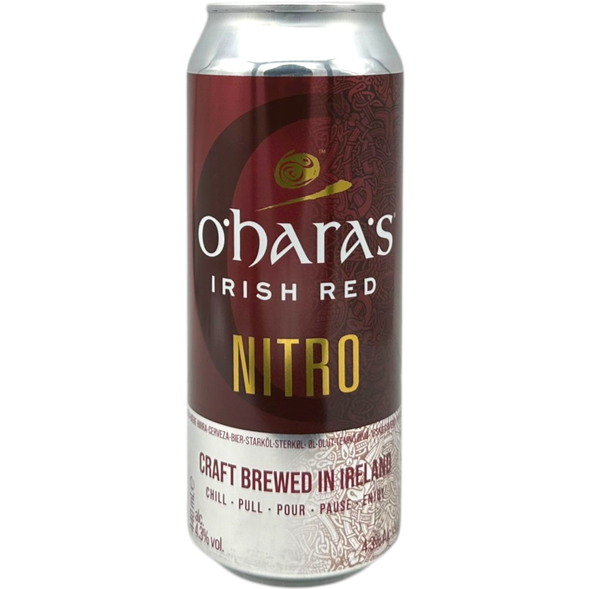 O'Hara's Irish Red Nitro by O'Hara's Brewery, beer label